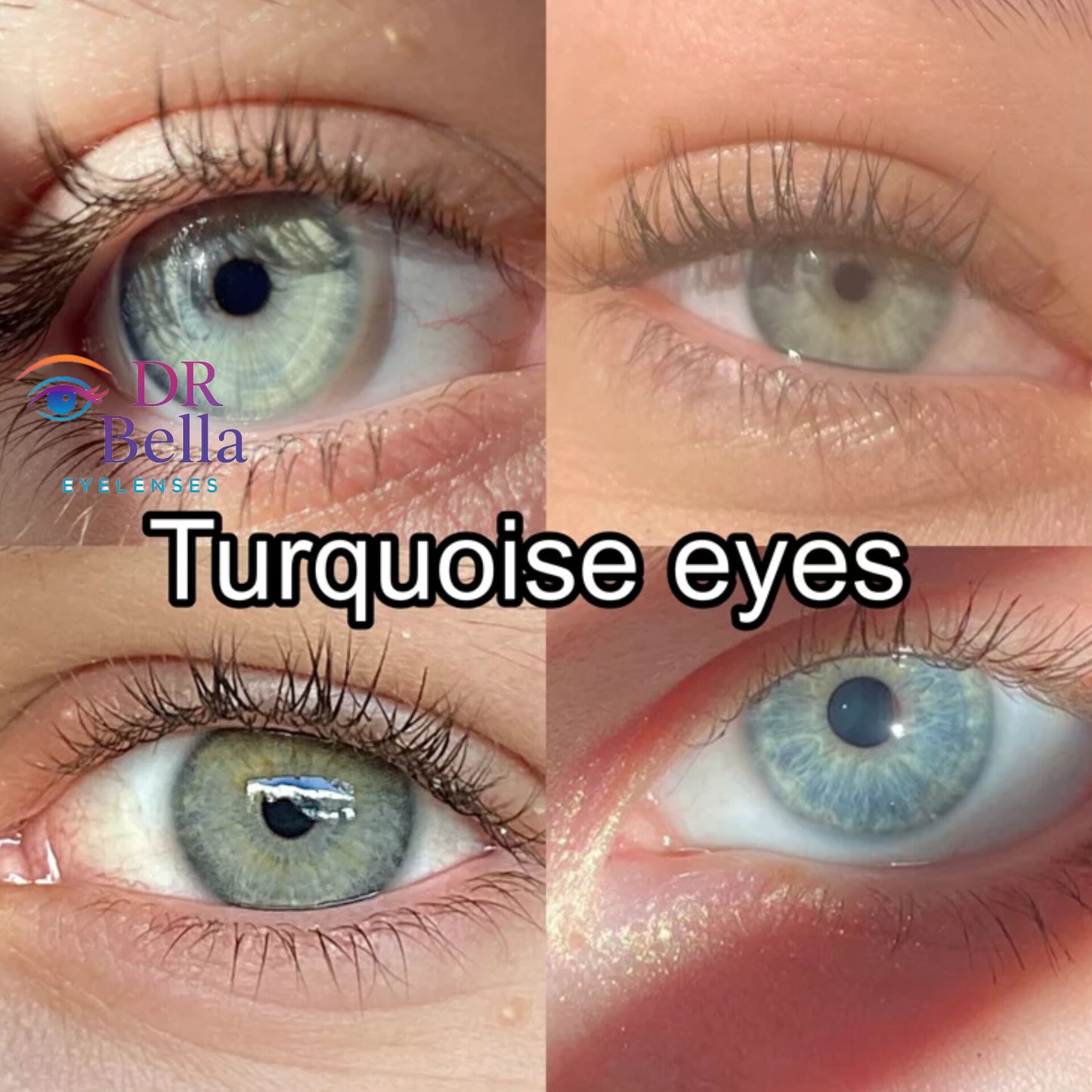 Turquoise Grey Eye