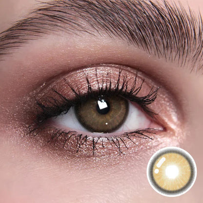 Crystal Brown Contact Lenses