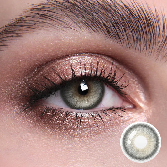Amber Gray Contact Lenses